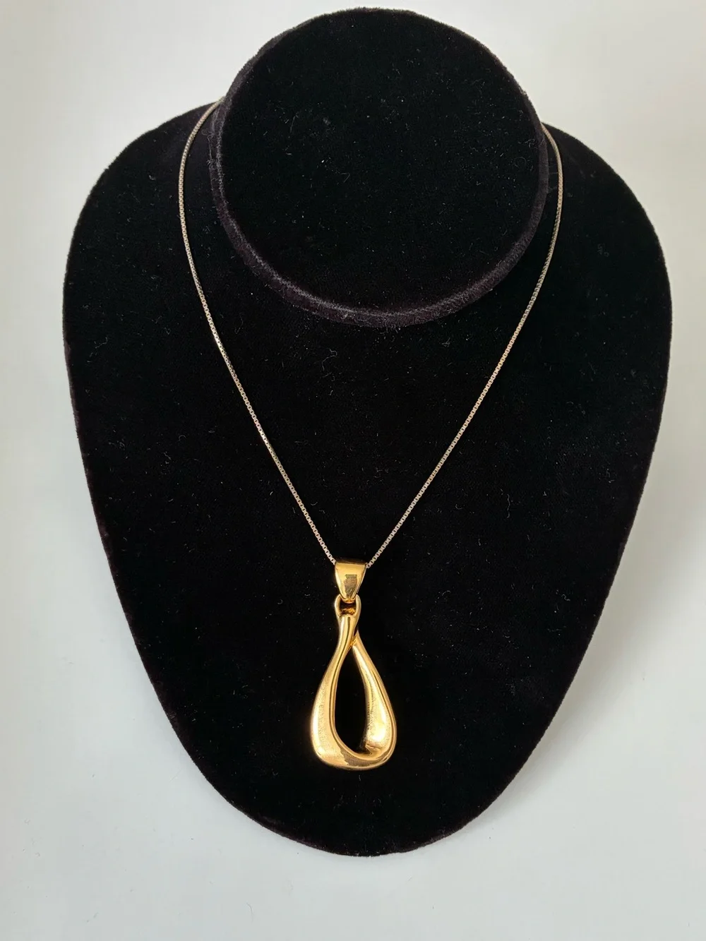 Milor 14k Gold Resin Infinity Pendant, Milor Italy